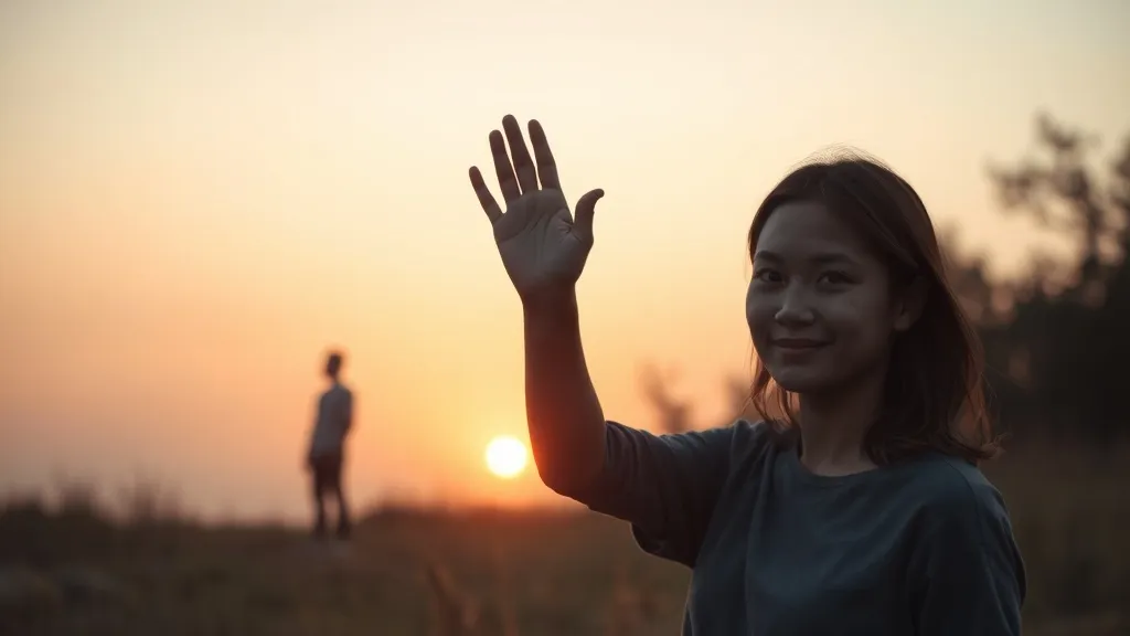 Dream symbol: waving gesture: scenarios: Dream of Waving to Someone