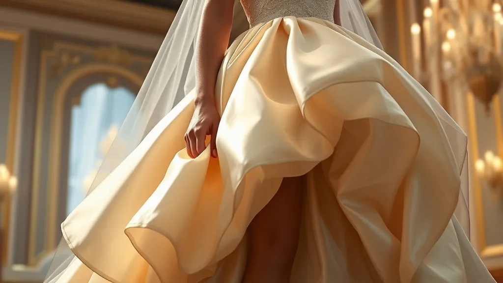 Dream symbol: wedding attire: scenarios: Dreaming of a Luxurious or Extravagant Wedding Dress