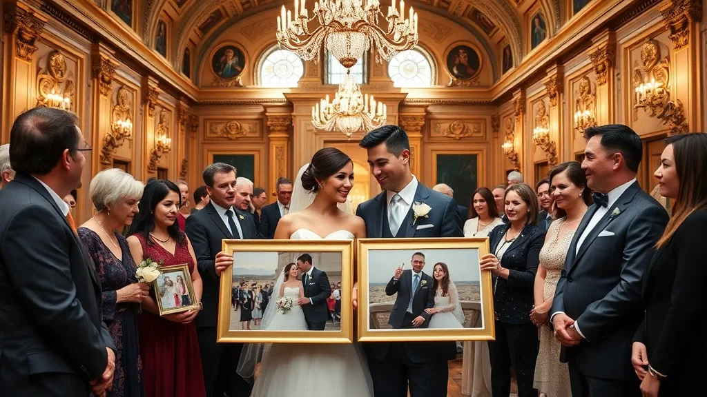 Dream symbol: wedding photos: scenarios: Dream of displaying wedding photos