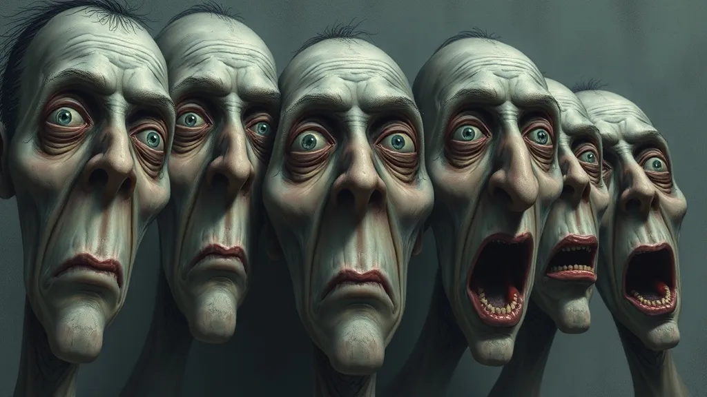 Dream symbol: weird faces: scenarios: Dream About Feeling Repelled by Weird Faces
