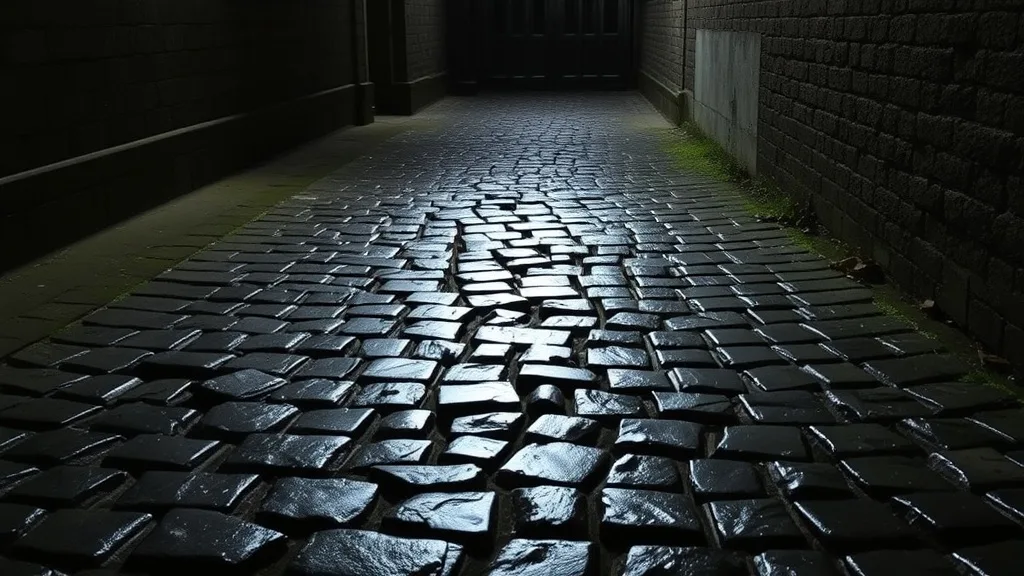 Dream symbol: wet cobblestone: scenarios: Dream of Broken Wet Cobblestones
