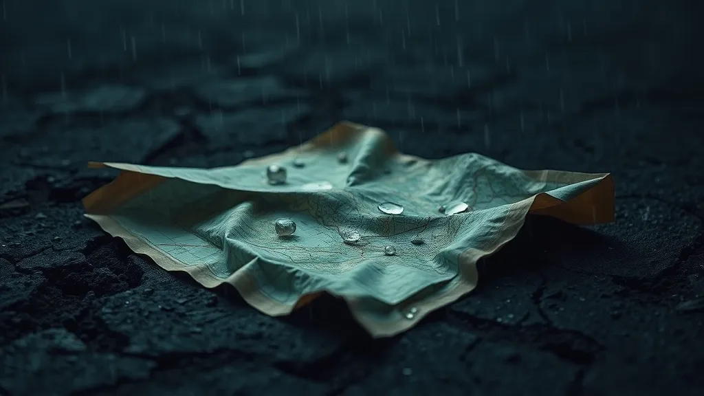 Dream symbol: wet paper: scenarios: Dream about a Wet Map