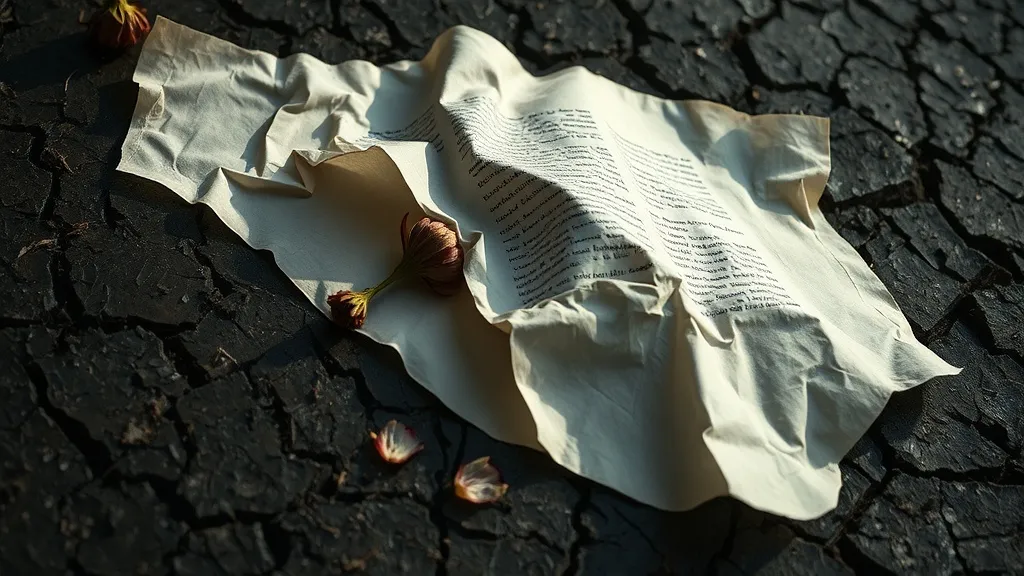 Dream symbol: wet paper: symbolism: Unfulfilled Potential and Wasted Opportunities