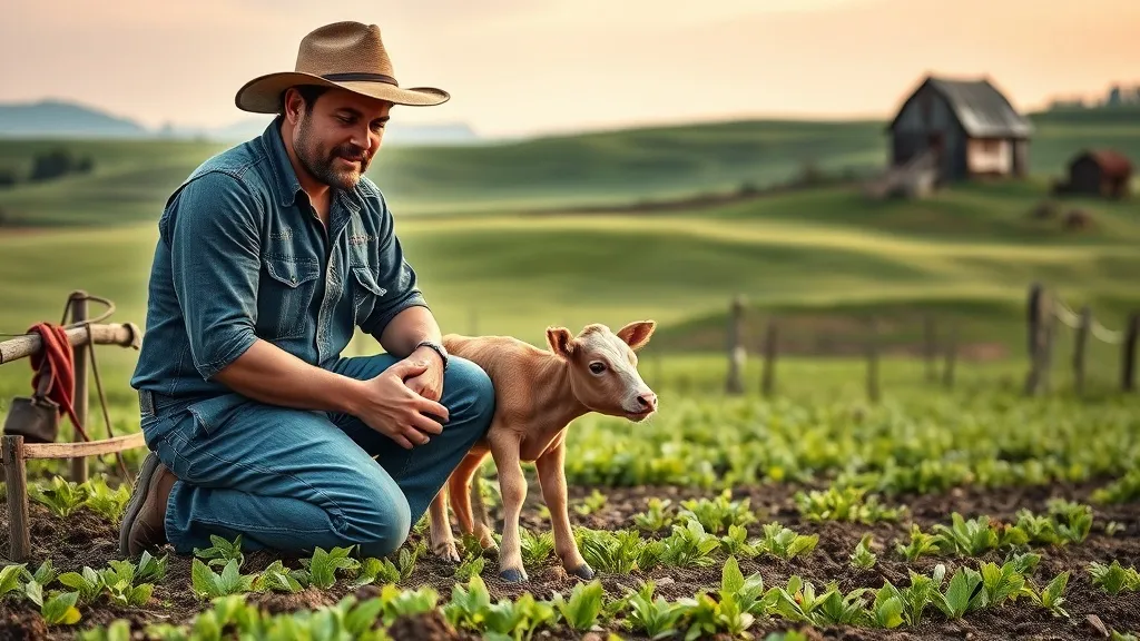 Dream symbol: baby cows: demographics: Farmers and Agricultural Workers
