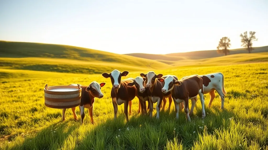 Dream symbol: baby cows: scenarios: Dream about Feeding Baby Cows