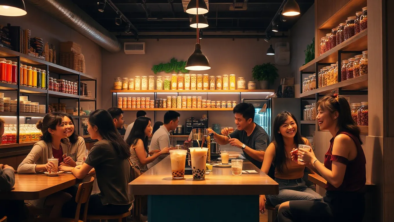 Dream symbol: bubble tea: scenarios: Dream About Bubble Tea Shop