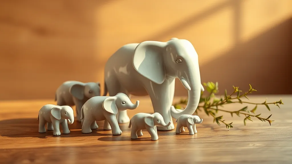 Dream symbol: ceramic elephants: symbolism: Significance of Wisdom and Patience