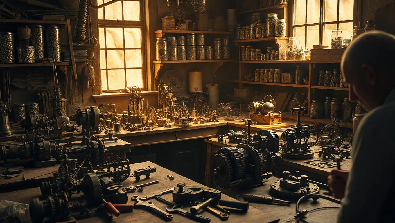 Dream symbol: contraption: scenarios: Dream of Contraptions in a Workshop Dream symbol: contraption: scenarios: Dream of Contraptions in a Workshop