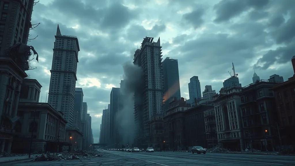 Dream symbol: crumbling cities: scenarios: Dream of Crumbling Cities and Falling Structures