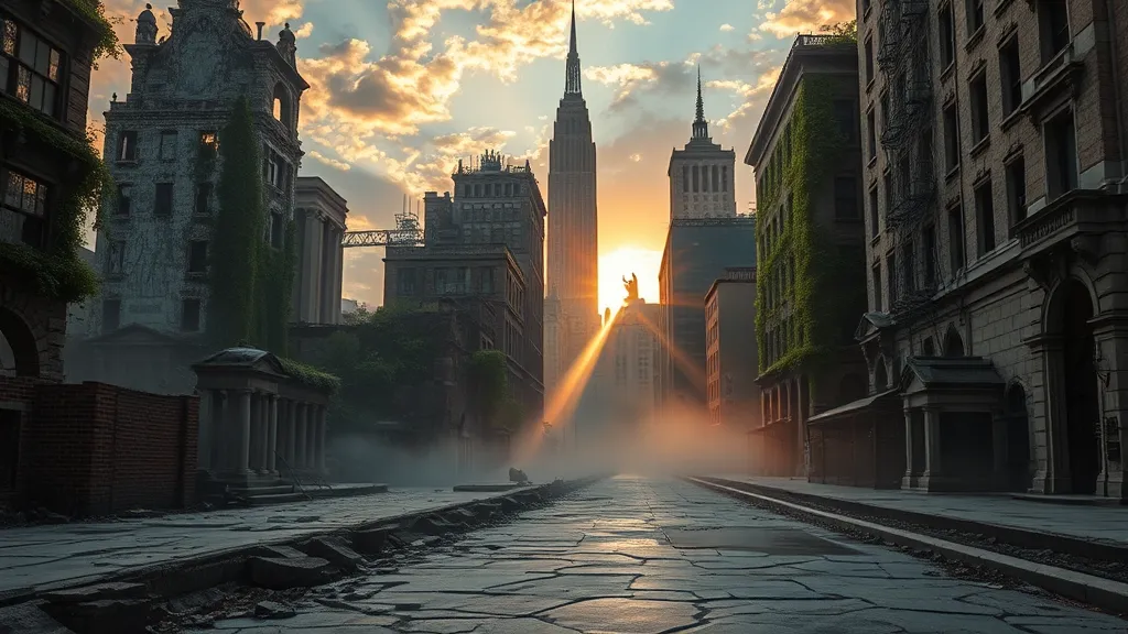 Dream symbol: crumbling cities: symbolism: Symbol of Forgotten Memories