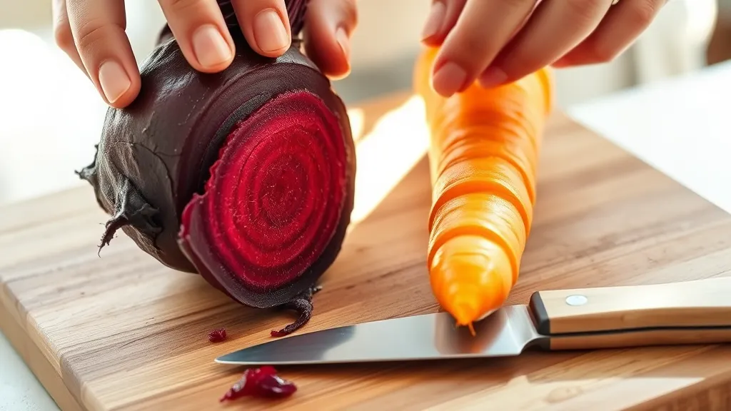 Dream symbol: raw beetroot and carrot: scenarios: Dream about Peeling Raw Beetroot and Carrot