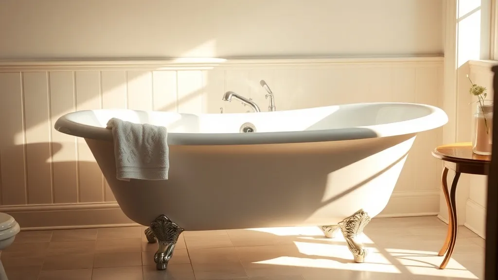 Dream symbol: shiny white claw bathtub: symbolism: Transformation through Solitude