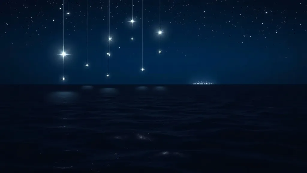 Dream symbol: stars and heavenly bodies: scenarios: Dream about Stars Falling into the Ocean