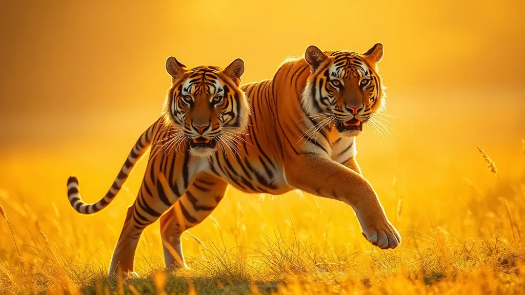 Dream symbol: yellow tigers: symbolism: Signifiers of Intense Passion and Energy