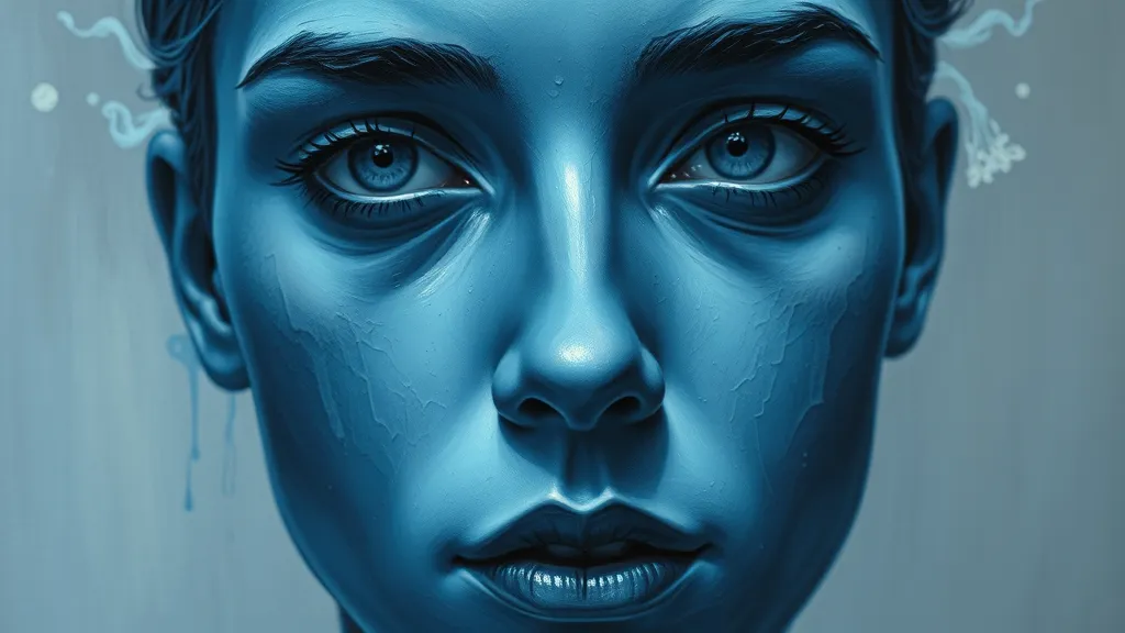 Dream symbol: blue face: scenarios: Dream of a Blue Face in a Painting