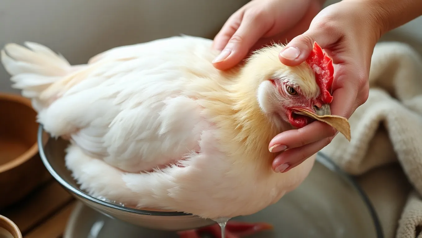 Dream symbol: furless hen: scenarios: Dream about Cleaning a Furless Hen