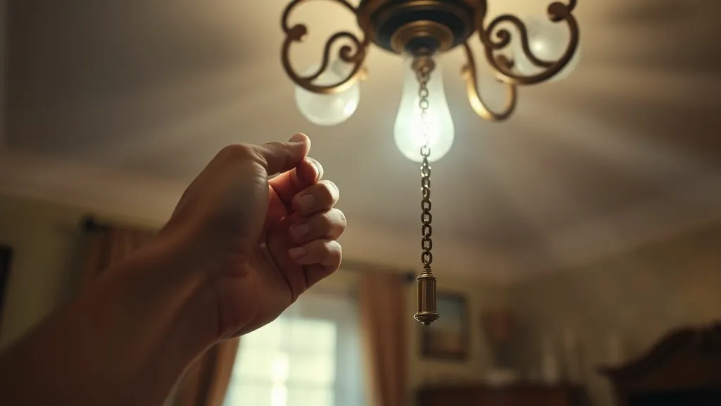 Dream symbol: ceiling pull: scenarios: Dream of Pulling a Ceiling Pull Chain