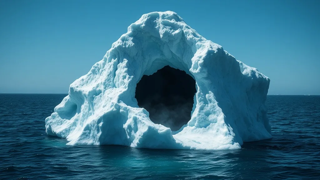 Dream symbol: iceberg: scenarios: Dream of an Iceberg with a Cave in it