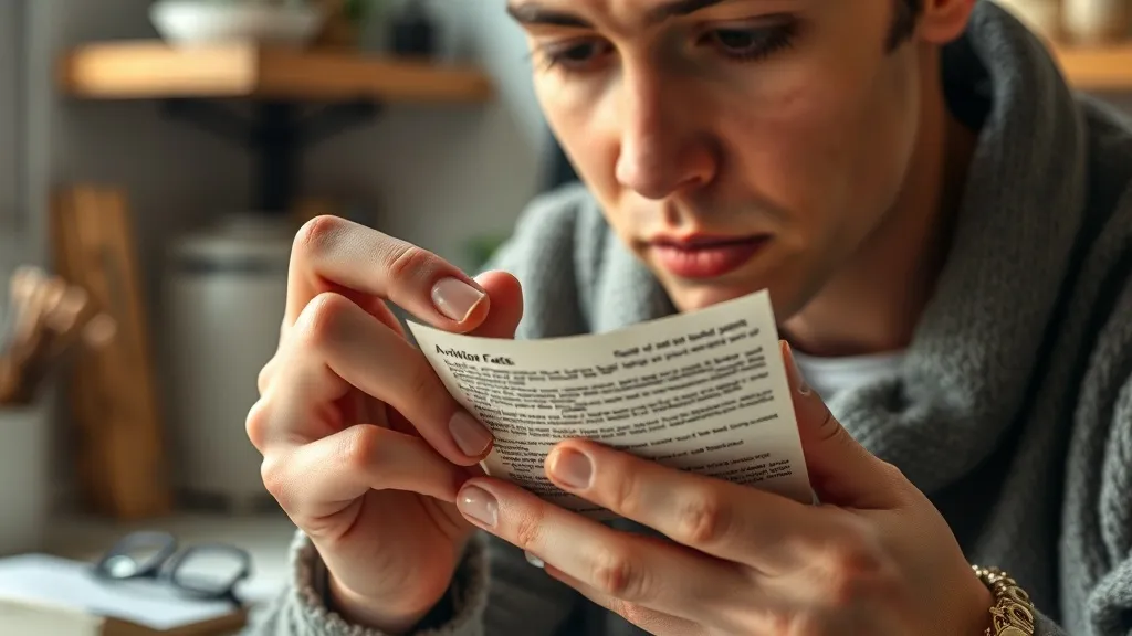 Dream symbol: reading the word: scenarios: Dream about Reading a Label