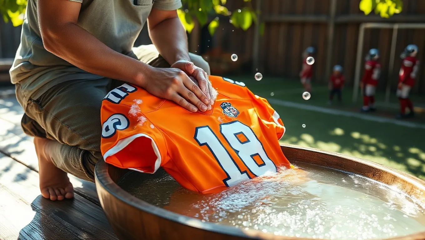 Dream symbol: football jersey: scenarios: Dream of Washing a Football Jersey Dream symbol: football jersey: scenarios: Dream of Washing a Football Jersey