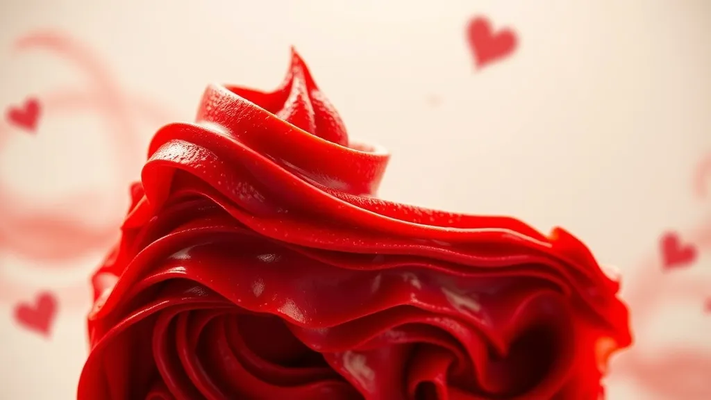 Dream symbol: red frosting: symbolism: Passion and Intense Emotions Represented by Red Frosting