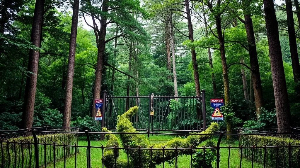 Dream symbol: restricted areas: scenarios: Dream of a Restricted Area That Is in a Forest