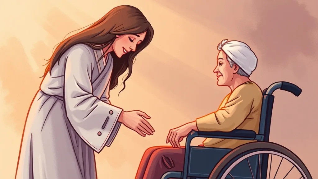 Dream symbol: client in wheelchair: scenarios: Dream of saving a client in a wheelchair