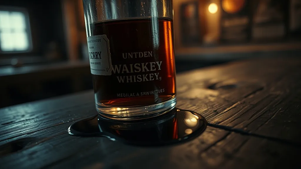 Dream symbol: whiskey bottle: scenarios: Dreaming of a Leaking Whiskey Bottle