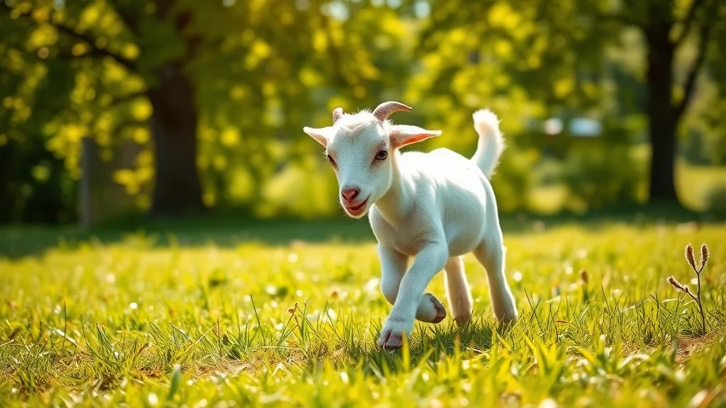 Dream symbol: white baby goats: scenarios: Dream about a White Baby Goat Running