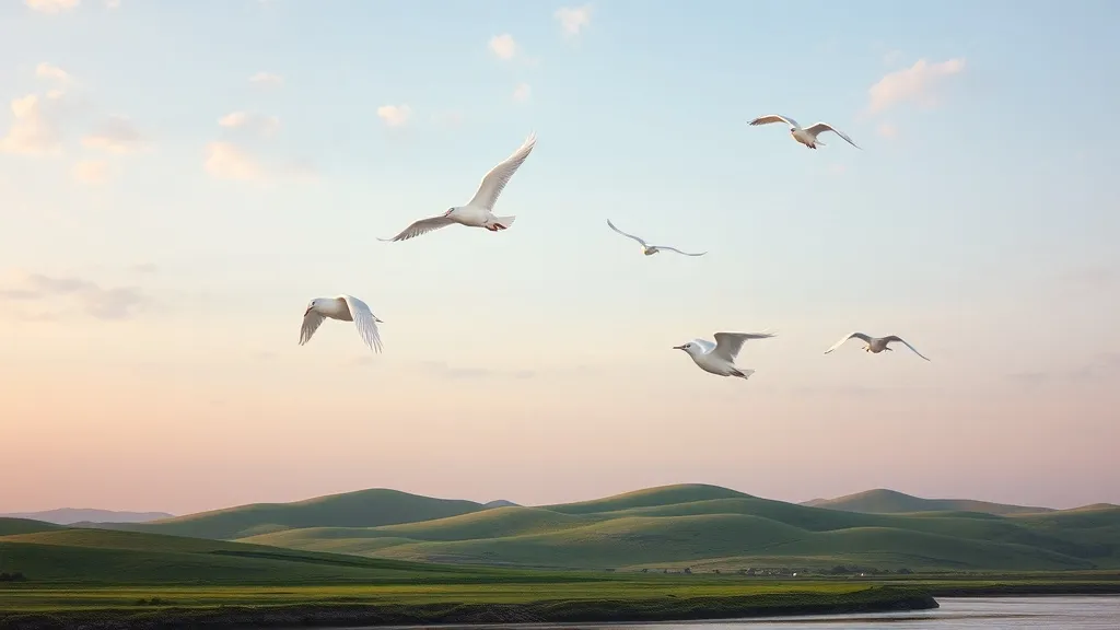 Dream symbol: white birds and duck: scenarios: Dream of White Birds Flying