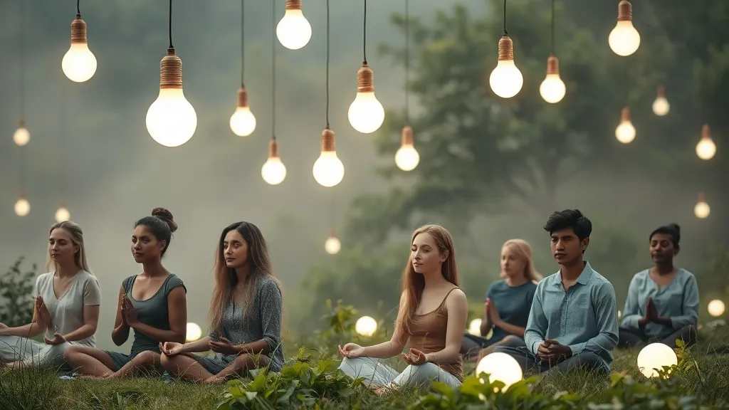 Dream symbol: white bulbs: demographics: People Practicing Mindfulness and Their White Bulb Dreams