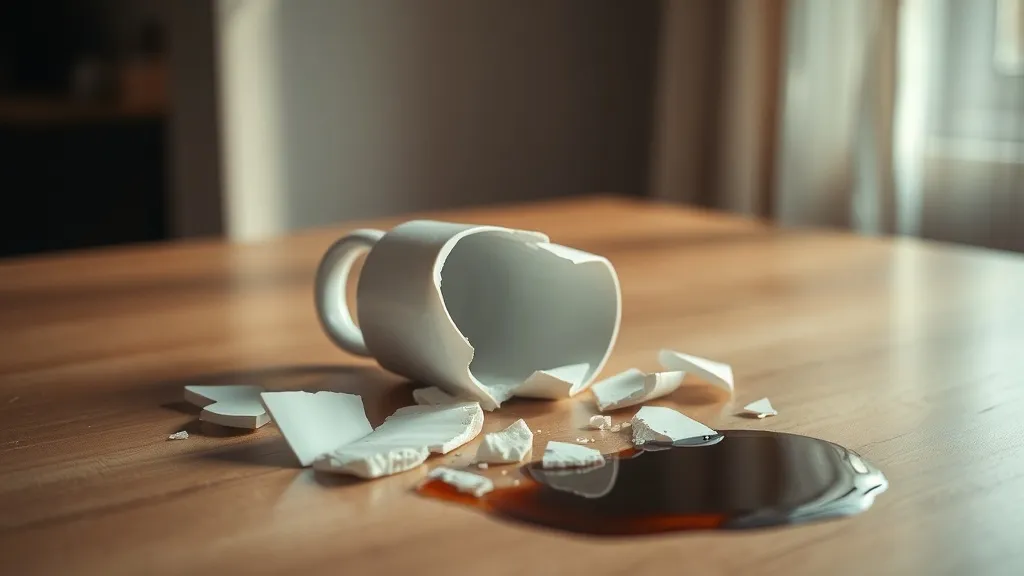 Dream symbol: white coffee mug: scenarios: Dream of Breaking a White Coffee Mug