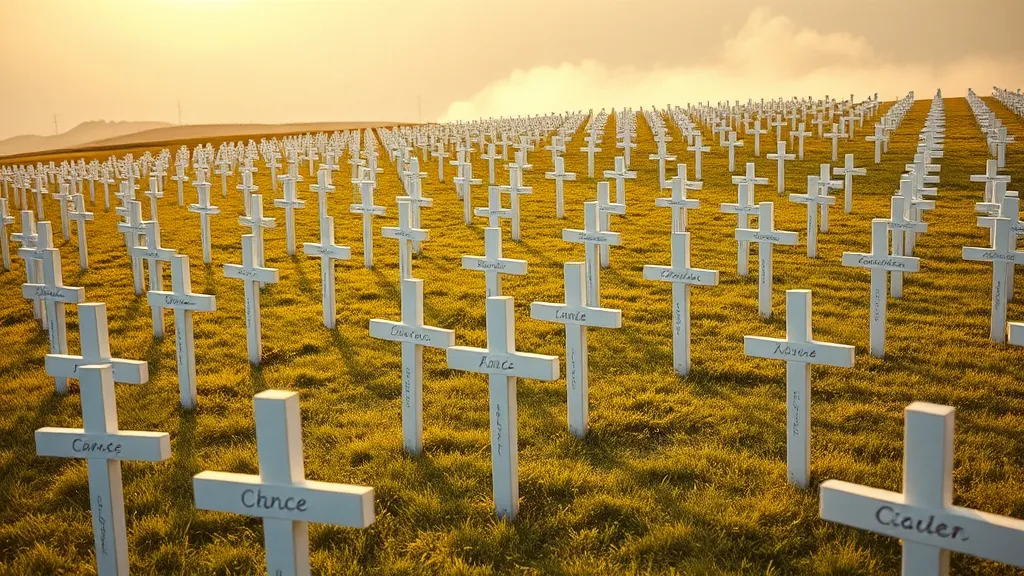 Dream symbol: white crosses: scenarios: Dream of White Crosses with Names