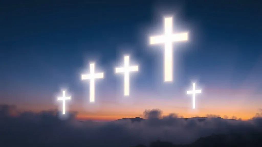 Dream symbol: white crosses: symbolism: Symbol of Protection Against Negative Forces