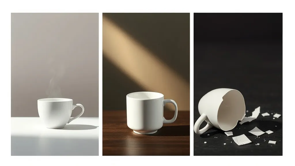 Dream symbol: white cups: symbolism: Balance and Harmony