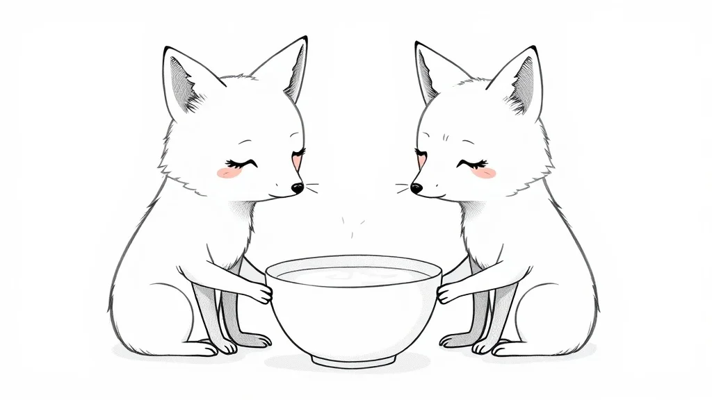Dream symbol: white cups of foxes: symbolism: Vulnerability and Sensitivity