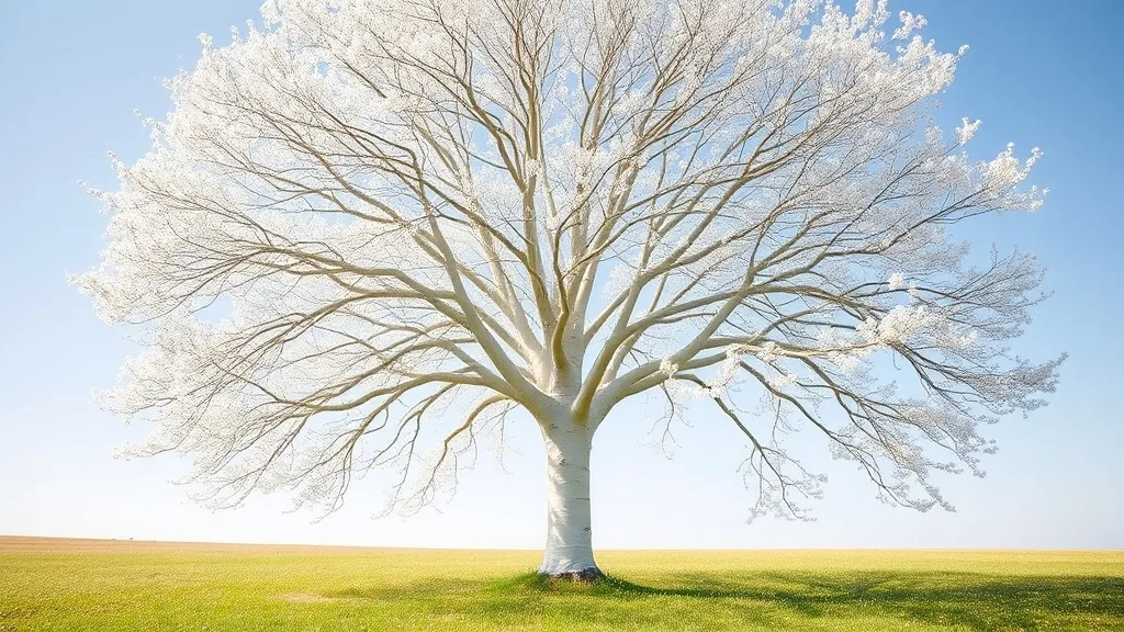 White Deciduous Trees in Dreams: Symbolism and Meaning