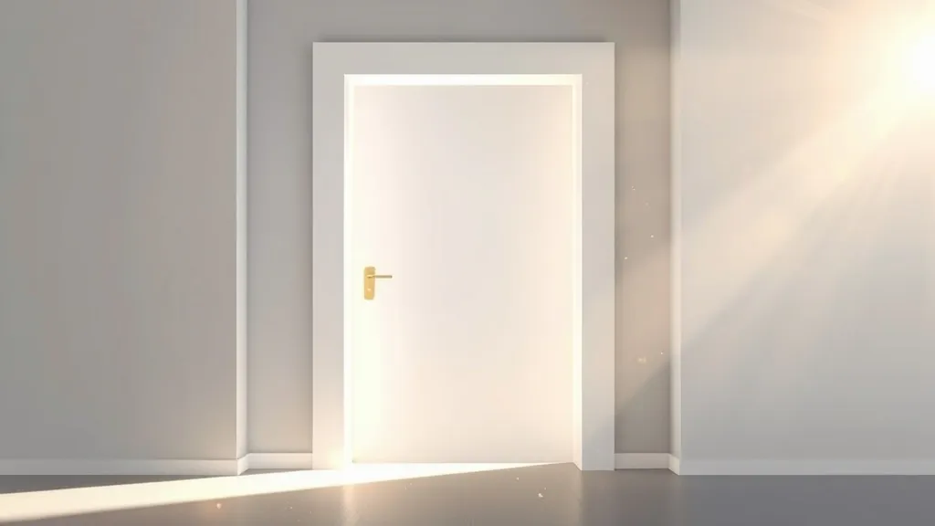 Dream symbol: white colour doorposts: symbolism: Openness to New Opportunities and Beginnings