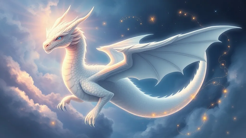Dream symbol: white dragon: symbolism: Spiritual Awakening and Enlightenment