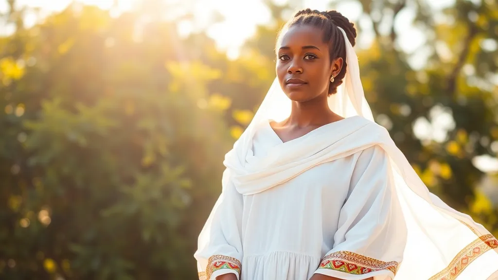 Dream symbol: white ethiopian traditional dress: intro