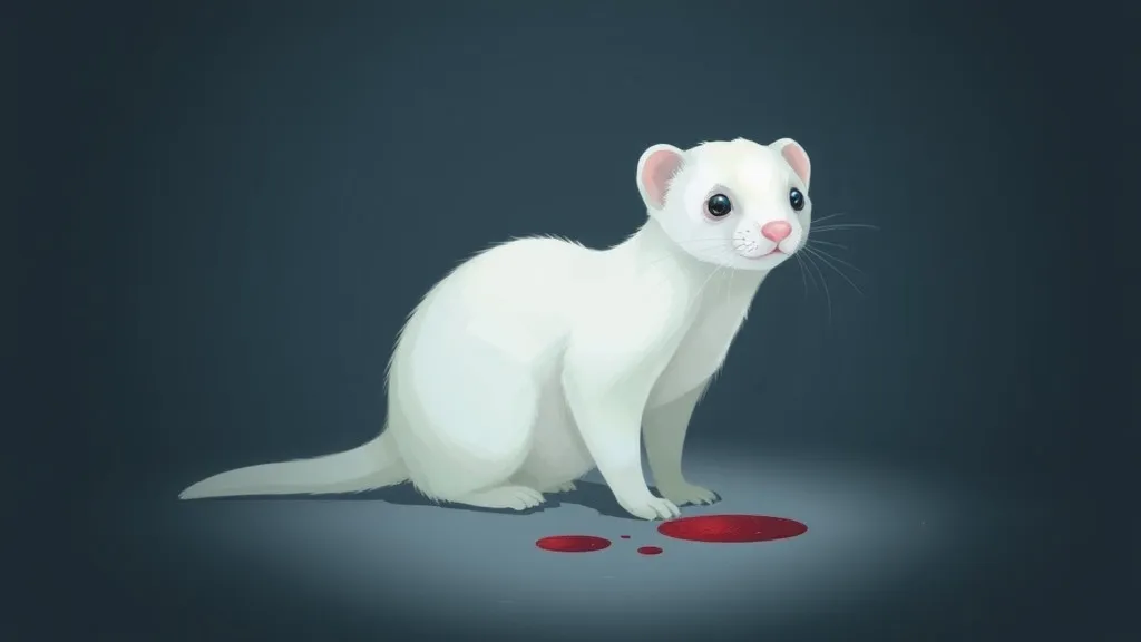 Dream symbol: white ferret blood: demographics: People with a Fear of Blood or Injury