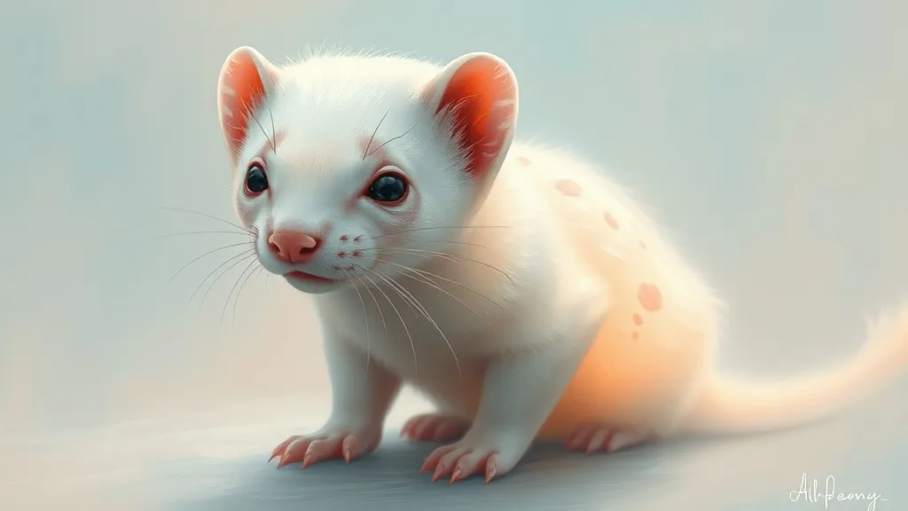 Dream symbol: white ferret blood: scenarios: A Vision of White Ferret Blood: Cleansing and Renewal