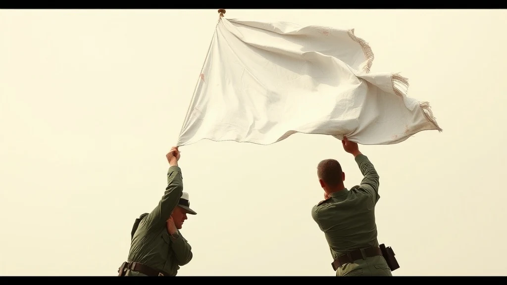 Dream symbol: white flag: symbolism: Truce or Ceasefire