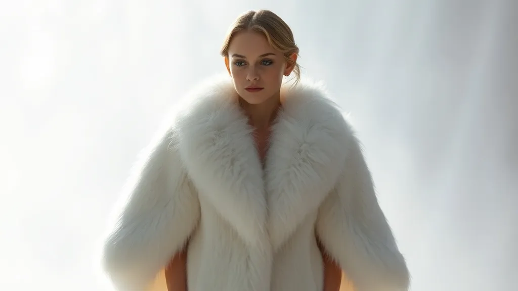 Dream symbol: white fur coat cape: scenarios: Dream of Wearing a White Fur Coat Cape