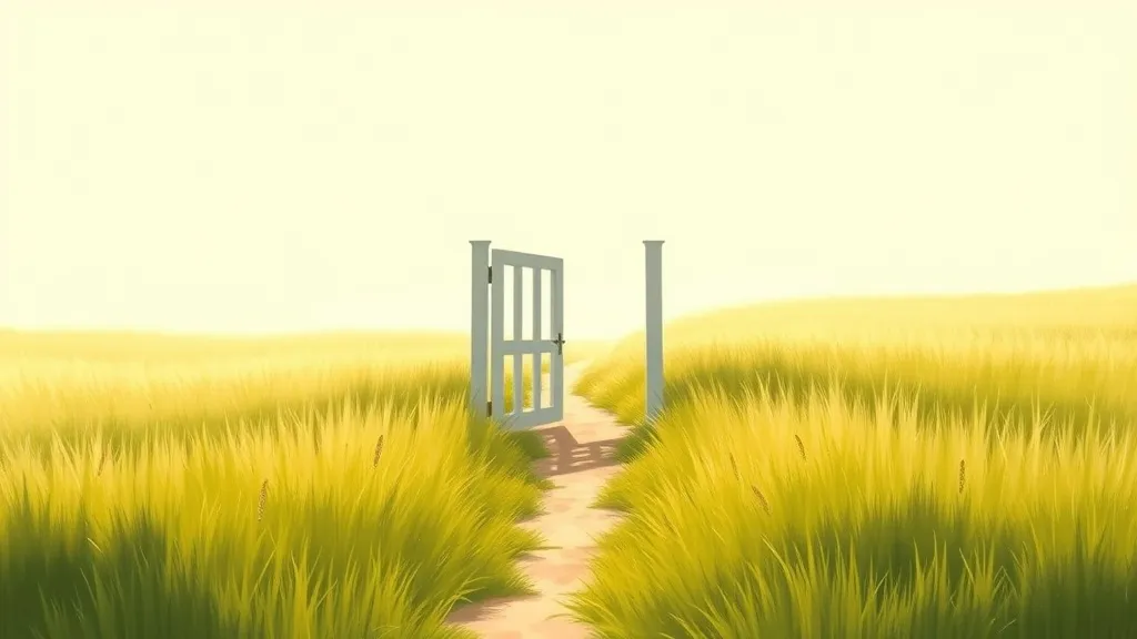 Dream symbol: white gate: scenarios: Dream of a White Gate and a Feeling of Peace