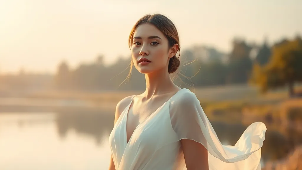 Dream symbol: white good looking lady: symbolism: Manifestation of Inner Peace and Harmony