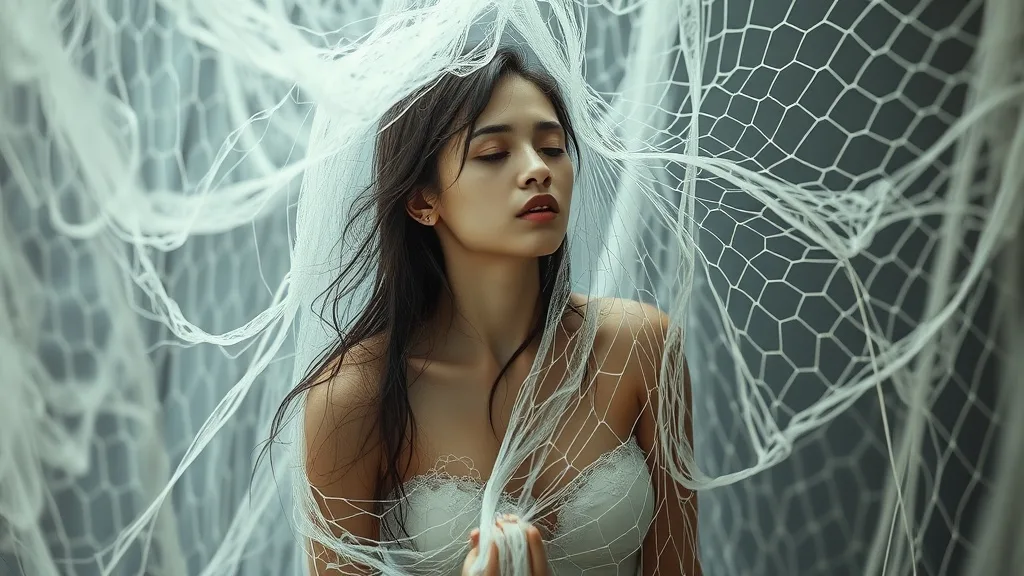 Dream symbol: white nets: symbolism: Enticement