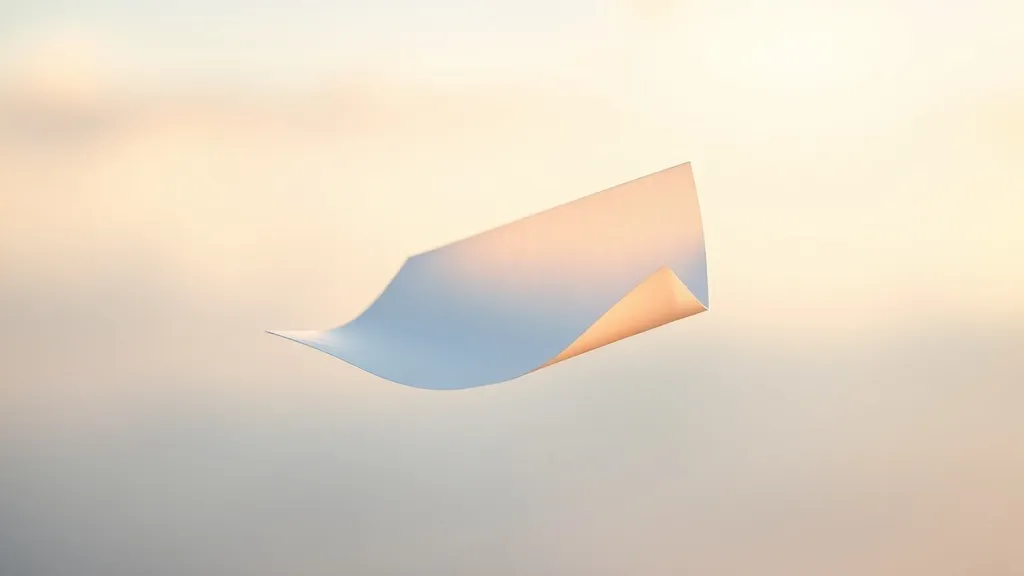 Dream symbol: white piece of paper: scenarios: Dream of a White Piece of Paper Floating in the Air