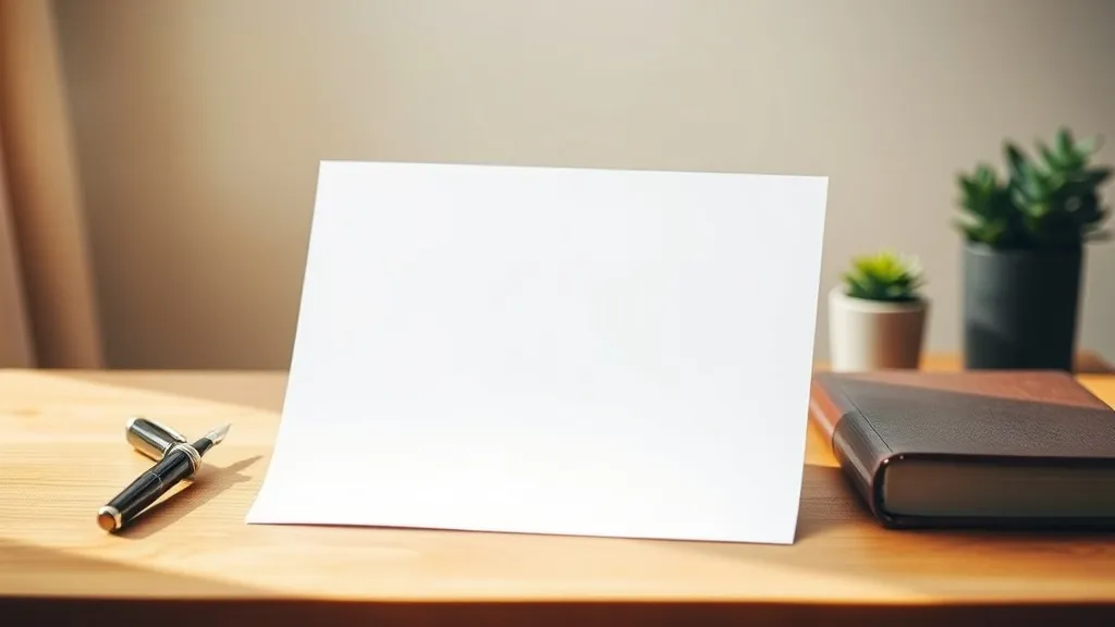 Dream symbol: white piece of paper: symbolism: The Blank Slate of Life Choices