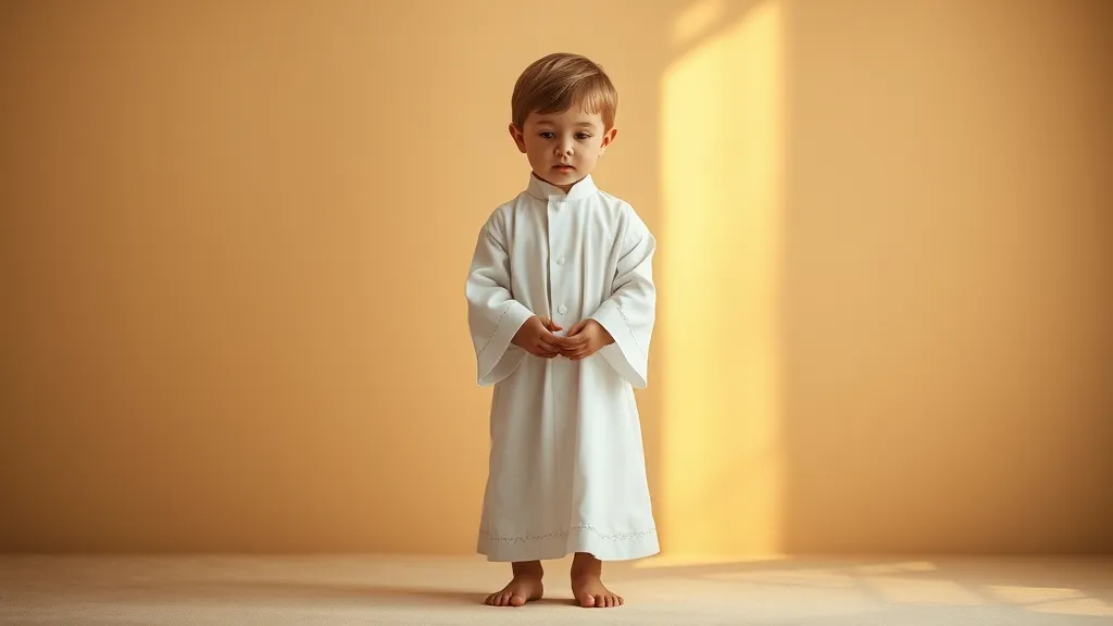 Dream symbol: white colour priest robe: scenarios: Dream of a Child Wearing a White Colour Priest Robe